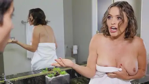 Stepson is finger-tickling the MILF's coochie under the table