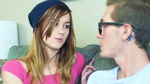 The light-haired nubile is measuring the jism-pump of her bf